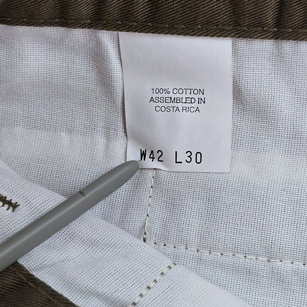 Vintage 1999 Dockers by Levi's‎ Loose Fit Pleated Cuffed Pants 42x30 – NOS - Picture 6 of 10